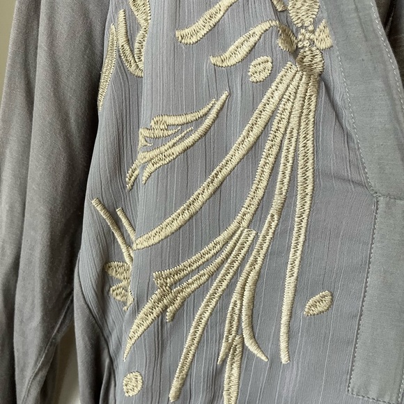 Tiny Women’s Grey & Tan Blouse- S - Picture 3 of 7